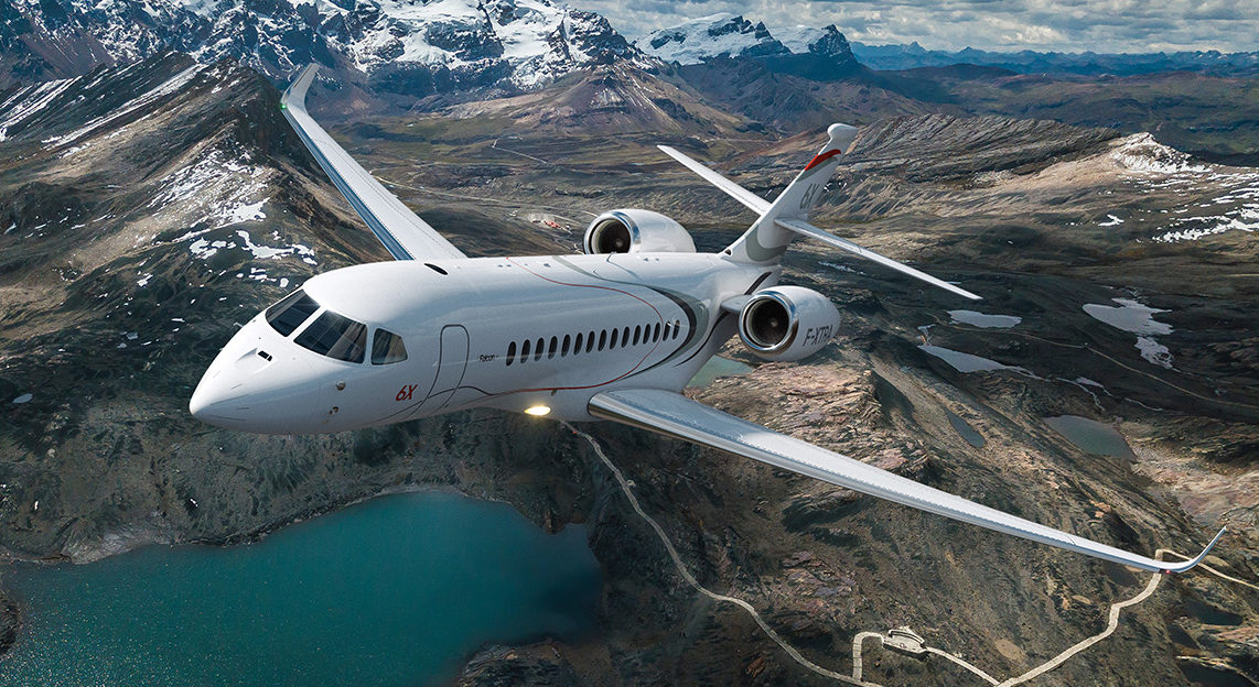 Dassault Falcon 6X long range jet for Puerto Rico charter