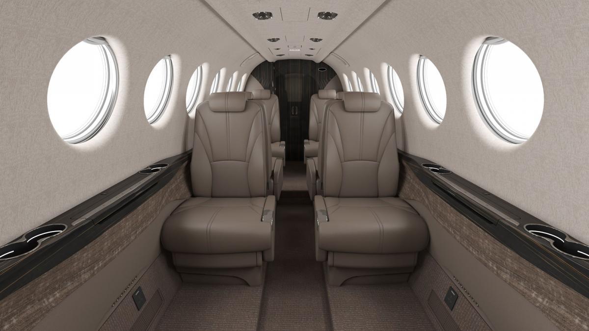 Beechcraft King Air 360 view for Puerto Rico charter