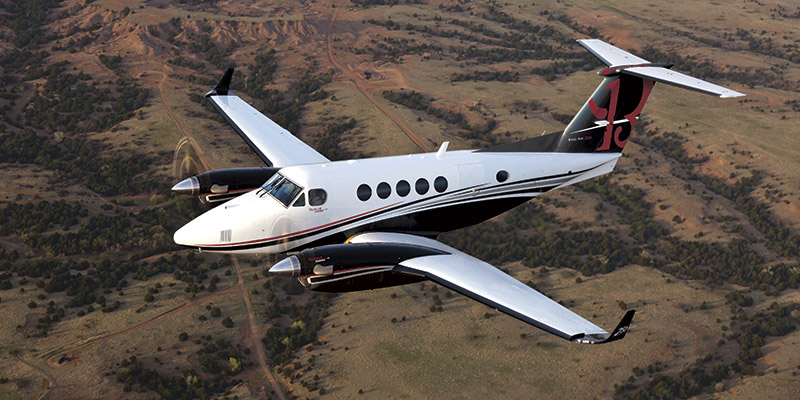 Beechcraft King Air 250 view for Puerto Rico charter