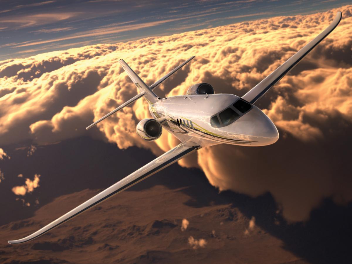 Cessna Citation Latitude view for Puerto Rico charter