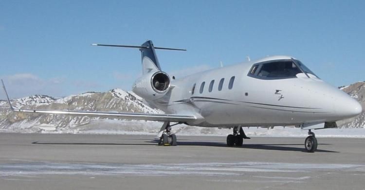 Learjet 55 midsize jet for Puerto Rico charter