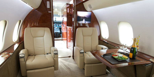 Global 5000 view for Puerto Rico charter