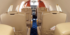 Beechjet 400A view for Puerto Rico charter
