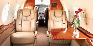 Hawker 400XP view for Puerto Rico charter