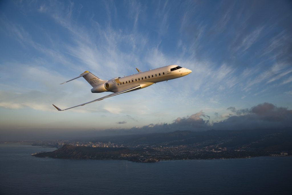 Global 6000 long range jet for Puerto Rico charter