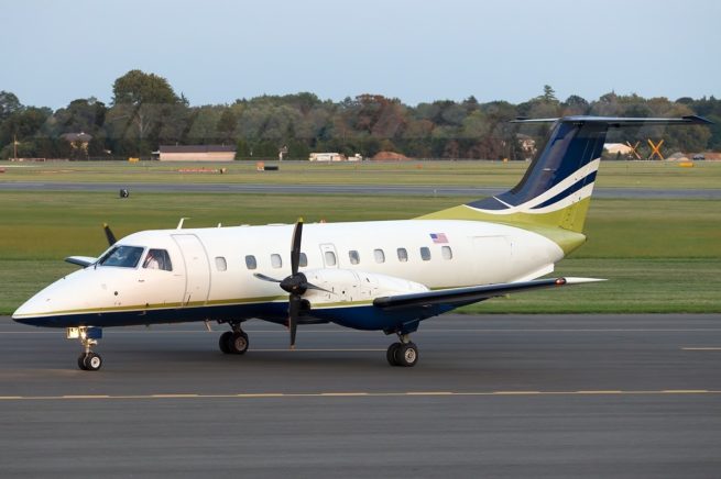 Embraer EMB-120 Brasilia cargo aircraft for Puerto Rico charter