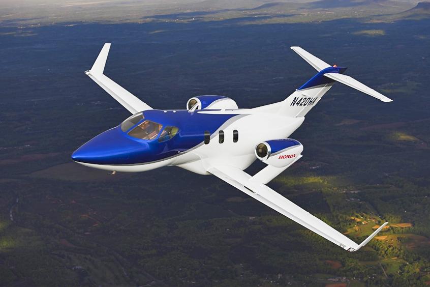 Honda HA-420 HondaJet view for Puerto Rico charter