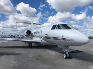 Hawker 4000 view for Puerto Rico charter
