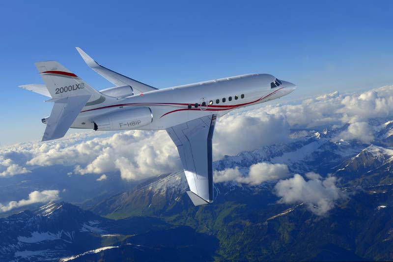 Dassault Falcon 2000LXS heavy jet for Puerto Rico charter