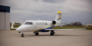 Learjet 40 view for Puerto Rico charter