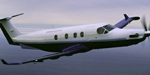 Pilatus PC-12 view for Puerto Rico charter