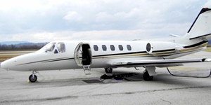 Cessna Citation II view for Puerto Rico charter