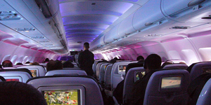 Airbus A320 view for Puerto Rico charter