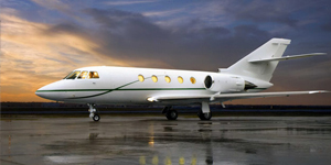 Falcon 20 view for Puerto Rico charter