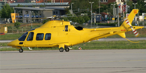 Agusta 109 helicopter for Puerto Rico charter