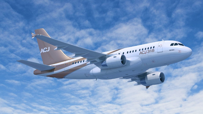 Airbus ACJ318 vip airliner for Puerto Rico charter