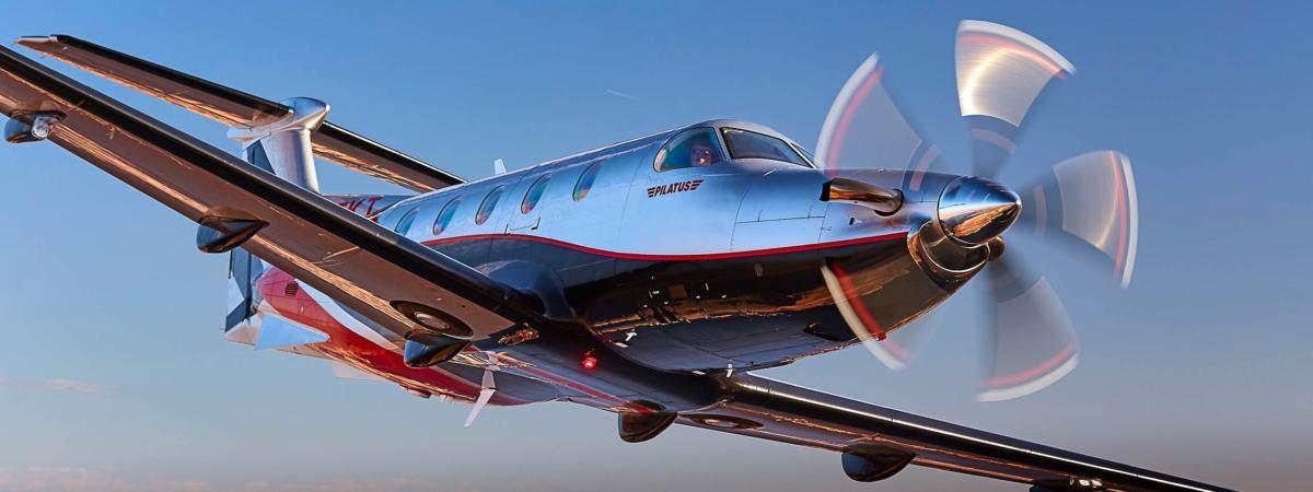 Pilatus PC-12 view for Puerto Rico charter