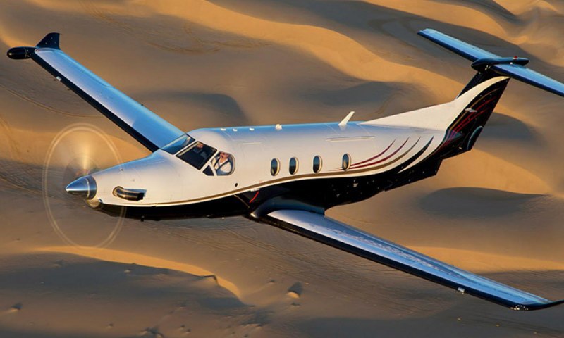 Pilatus PC-12 view for Puerto Rico charter