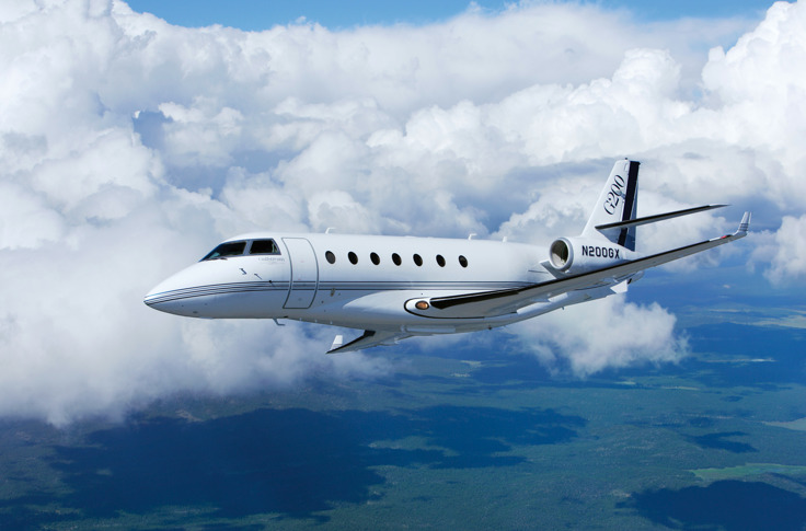 Gulfstream G200 super midsize jet for Puerto Rico charter