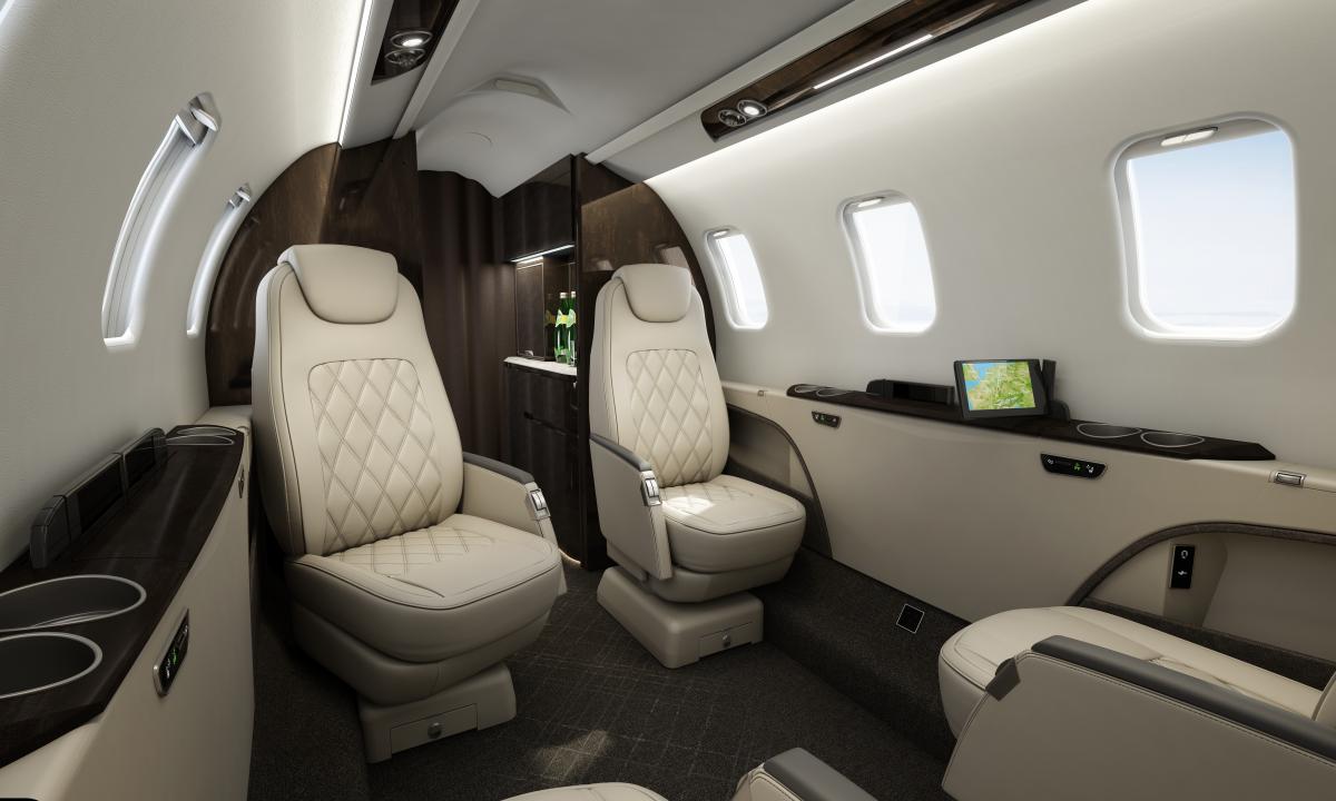 Learjet 75 view for Puerto Rico charter
