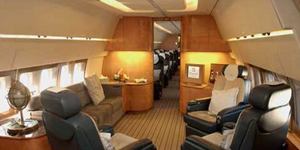 Boeing 757 VIP view for Puerto Rico charter