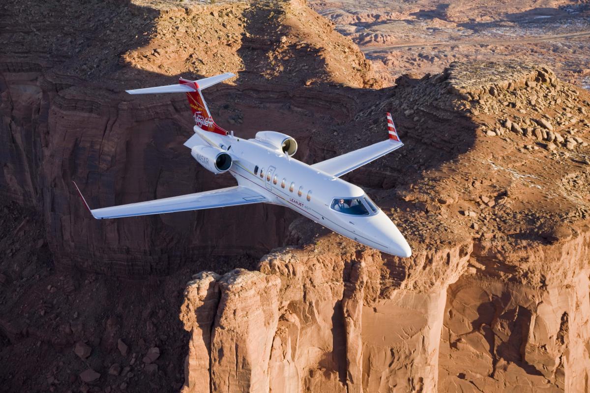 Learjet 45 view for Puerto Rico charter