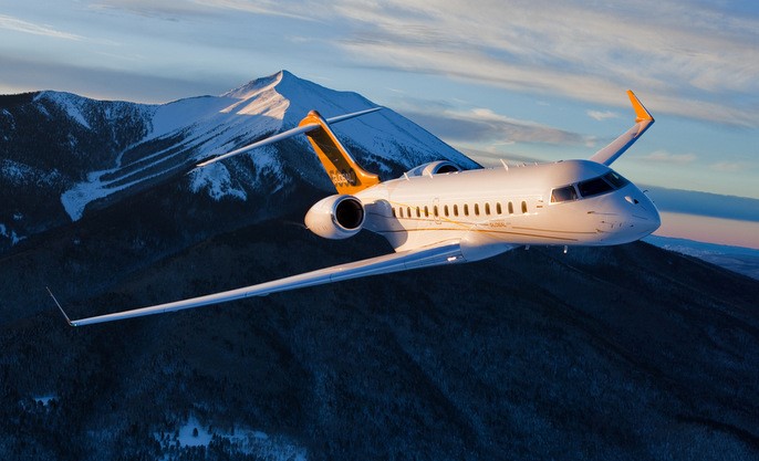 Global Express view for Puerto Rico charter