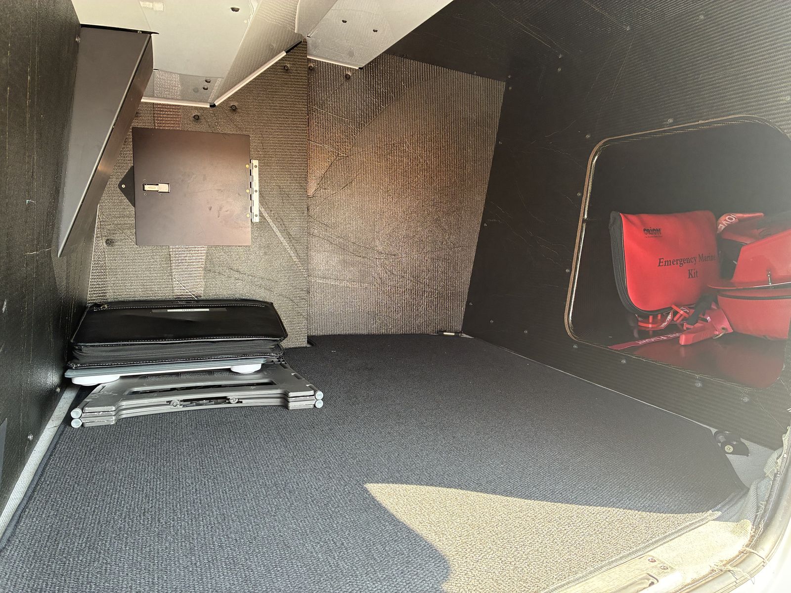 Cirrus Vision Jet SF50 baggage compartment for Puerto Rico charter