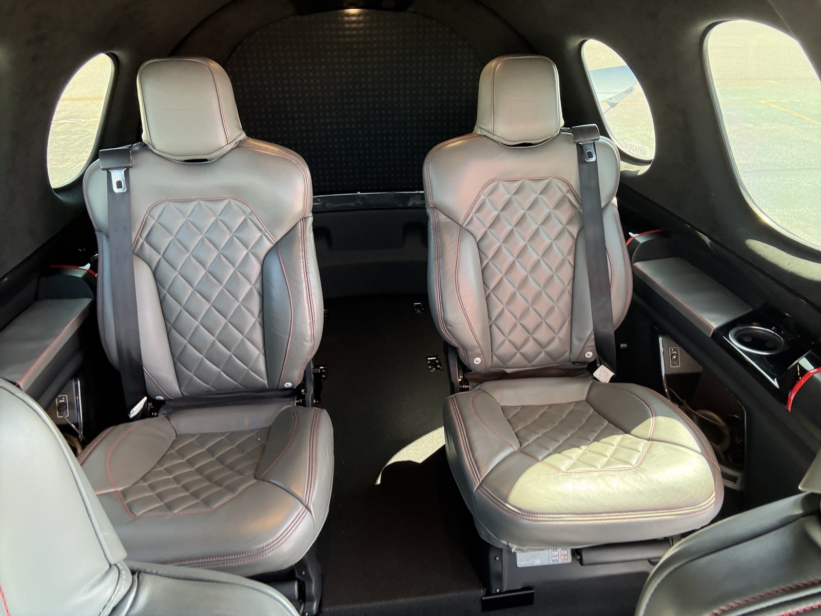 Cirrus Vision Jet SF50 rear cabin seats for Puerto Rico charter