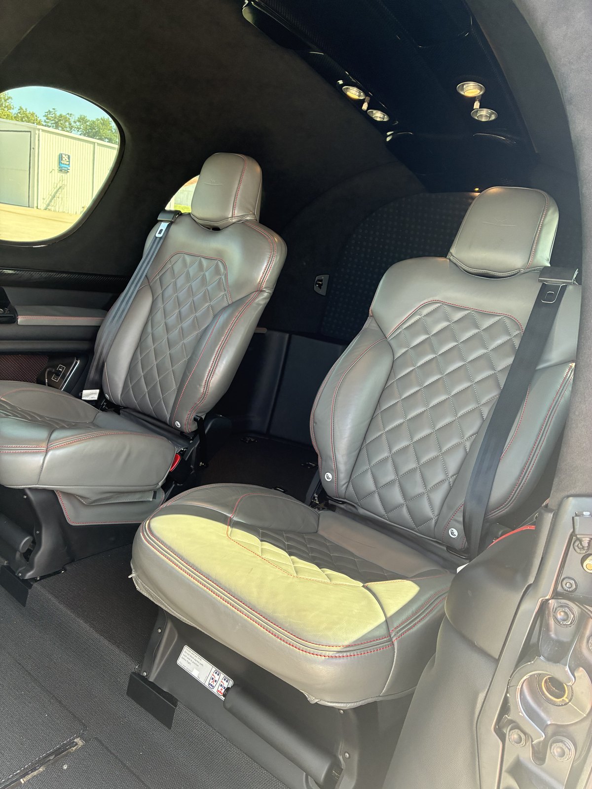 Cirrus Vision Jet SF50 cabin seating for Puerto Rico charter
