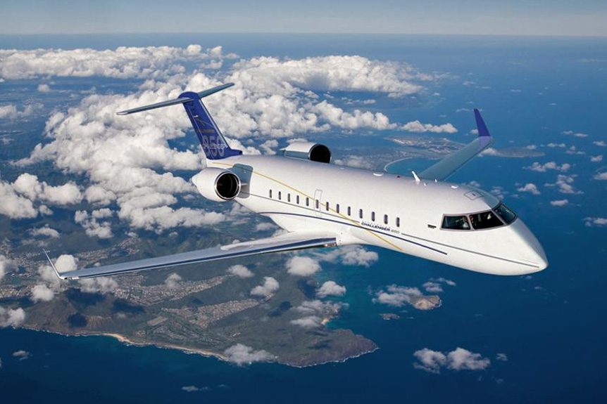 Challenger 850 view for Puerto Rico charter