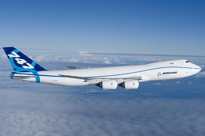 Boeing 747-8F cargo aircraft for Puerto Rico charter
