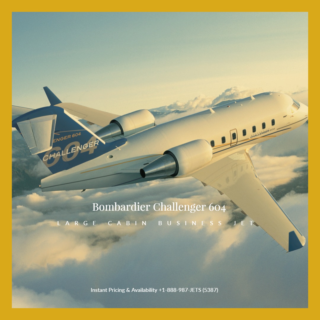 Challenger 604 heavy jet for Puerto Rico charter