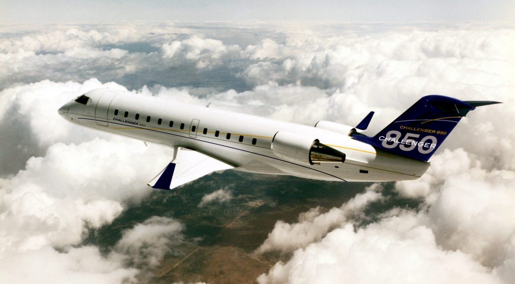 Challenger 850 vip airliner for Puerto Rico charter