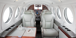 King Air 200 view for Puerto Rico charter
