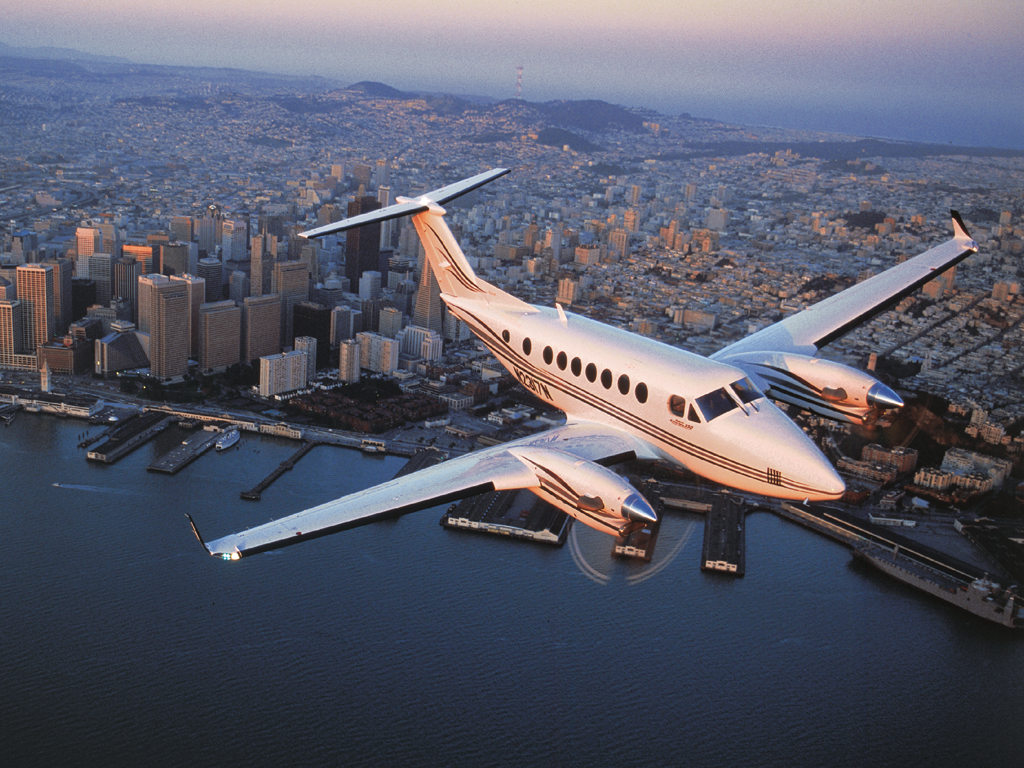 King Air 200 view for Puerto Rico charter